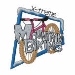 Mountain Biking embroidered shirts