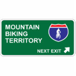 Mountain Biking Next Exit photo sculptures