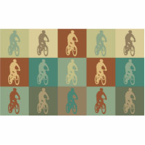 Mountain Biking Pop Art Photo Cutout