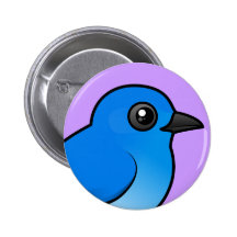 Mountain Bluebird Button