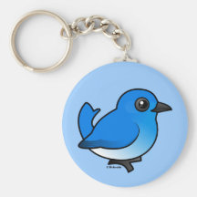 Mountain Bluebird Keychain