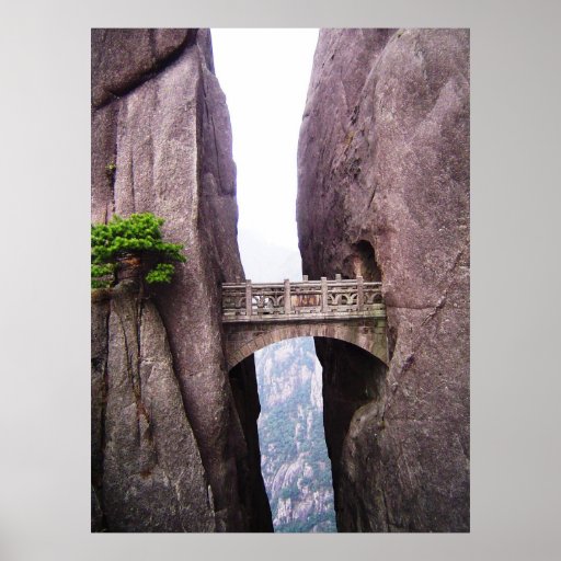 mountain bridge China poster FROM 8.99
