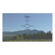 Mountain Business Cards