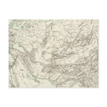 Mountain chains in Asia and Europe