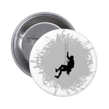 Mountain Climbing Scribble Style Pins