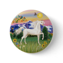 Mountain Country - White Arabian Horse