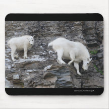 Mountain Goat Mouse Mats