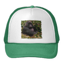 Mountain Gorilla Wildlife Art Trucker Hat