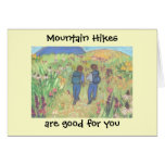 Mountain Hikes Greeting Cards