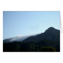 Mountain In The Distance Greeting Card