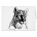 Mountain Lion Greeting Card