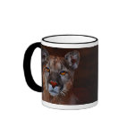 Mountain lion puma mug