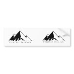 Mountain Logo Sticker bumper stickers