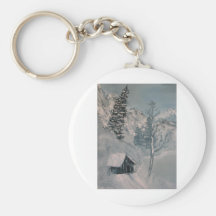 Mountain Painting Key Chains