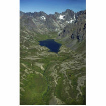 Mountain Valley and Lake Photo Sculptures