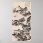 Mountain, Valley, Creek and Slope - Chinese Art posters