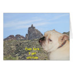 Mountain with attitude greeting cards