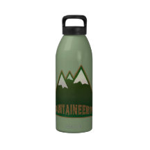 mountaineers, mountain style reusable water bottle