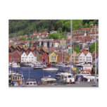 Mountainous Marina Postcard