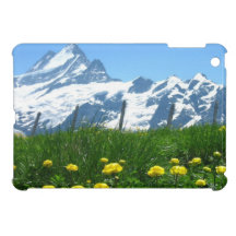 Mountains and buttercups iPad mini case