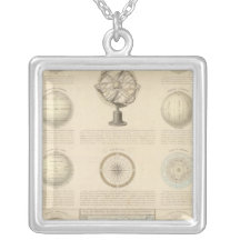 Mountains and River of the World Personalized Necklace