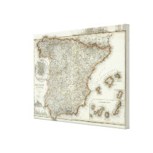 Mountains and Rivers of Madrid, Spain Canvas Prints