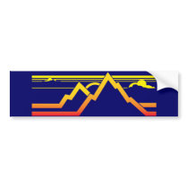 Mountains Bumper Stickers