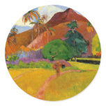 'Mountains in Tahiti' - Paul Gauguin Sticker