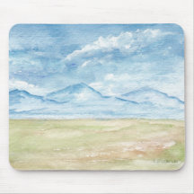 Mountains in watercolor mousepads