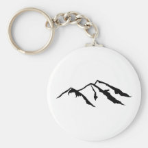 Mountains Keychain