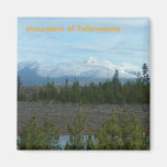 Mountains of Yellowstone Magnet
