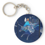 Mounted Archery Chasing Dogs circa 1896. Japan. keychains