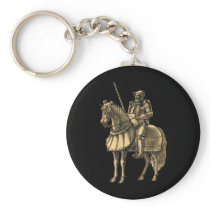 Mounted Knight Key Chain