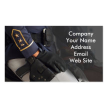 Mounted Police Business Card Template
