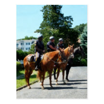 Mounted Police Profile Post Cards