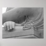 "Mourning Angel" Black & White Print
