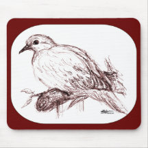 Mourning Dove Baby Mousepad