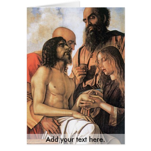Mourning of Christ with Joseph, Nicodemus and Mary Card