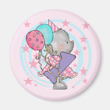 Mouse 1st Birthday T-shirts and Gifts Refrigerator Magnet