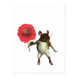 mouse and camelia postcards