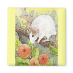 Mouse and Cherries Magnet