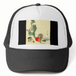 Mouse and Red Radish, Japanese Painting c.1800s hats