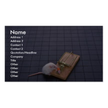 Mouse and trap business card