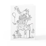 Mouse Birthday Factory 2 Greeting Card