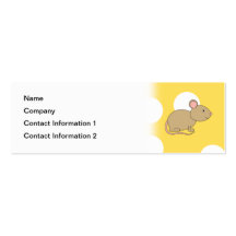 Mouse. Business Card Template