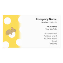 Mouse. Business Card Template