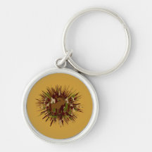 Mouse Camouflage Invitations, stickers, stamps, ca Key Chain