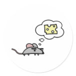 Mouse & Cheese Sticker
