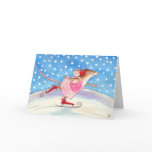 Mouse Figure Skater Card