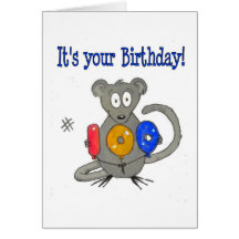Mouse Happy 100 Birthday Card